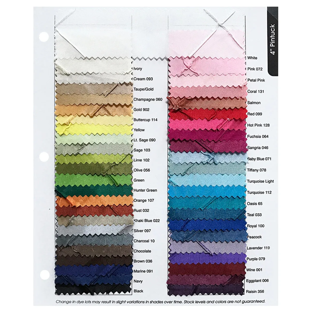 137pcs - 4" Pintuck Taffeta Table Napkin 18"x18" Square - Champagne 060