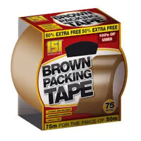 151 Brown Packing Tape 75 m