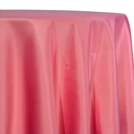 1pc - Lamour (Dull) Satin Table Linen 132" Round - Coral 7207