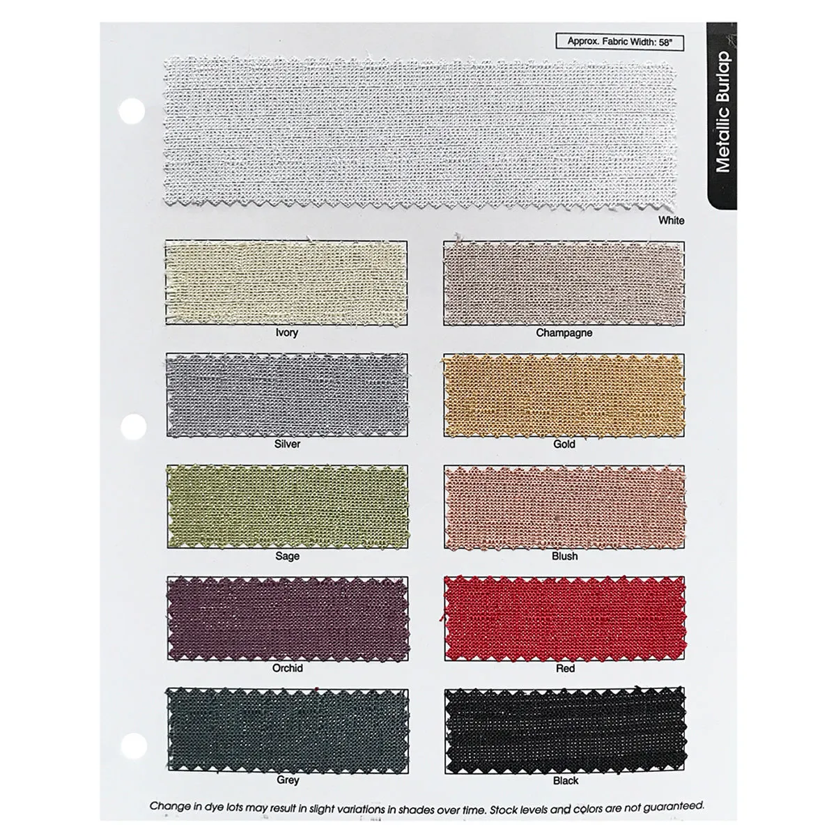 1pc - Metallic Burlap Table Linen 92"x158" Banquet - Silver/Silver