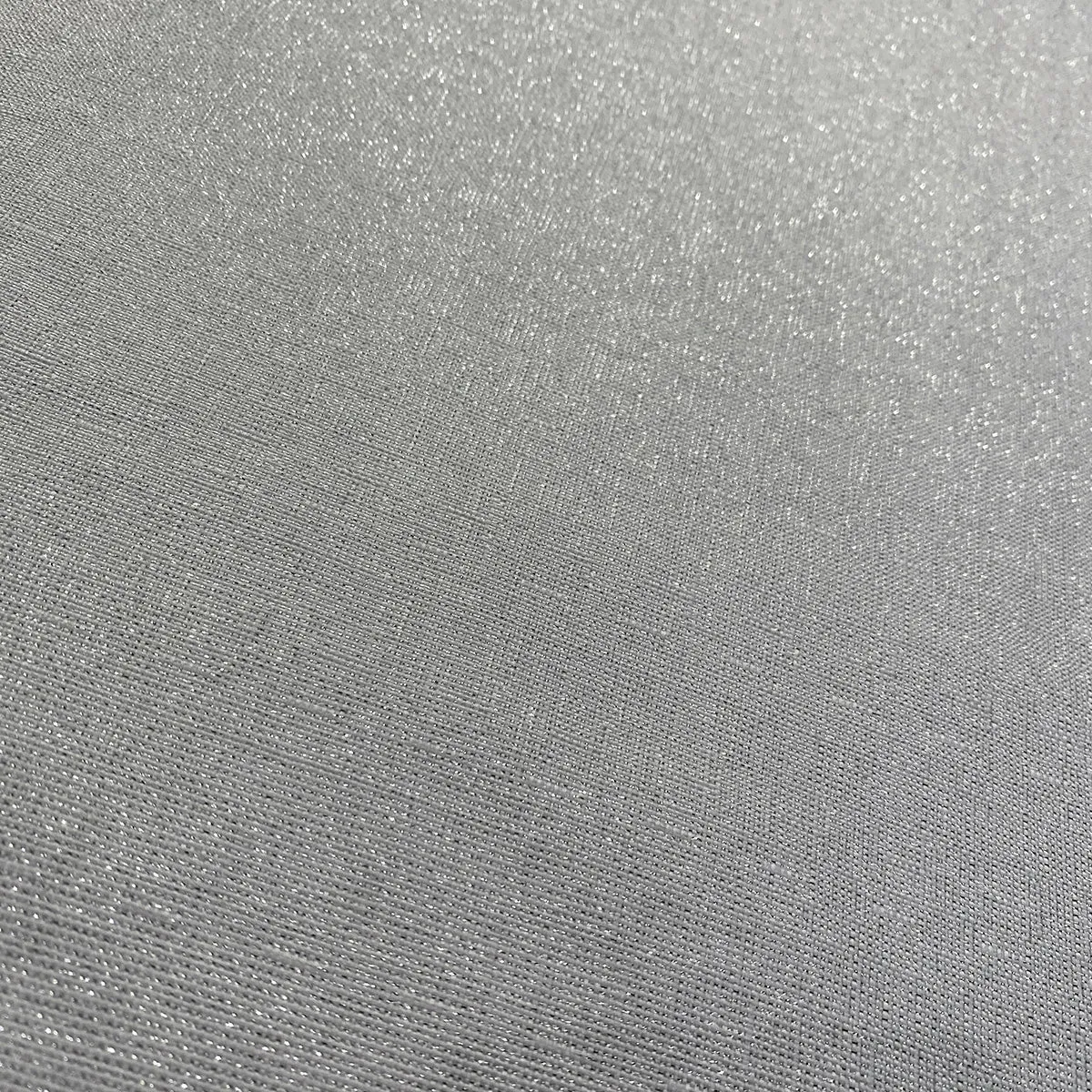 1pc - Metallic Burlap Table Linen 92"x158" Banquet - Silver/Silver