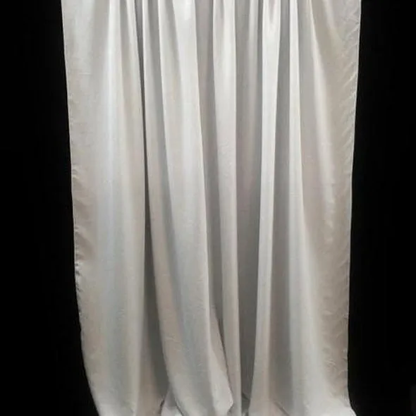 1pc - Scuba (Wrinkle-Free) Drapery Panel 10' Tall x 58" wide - Camel