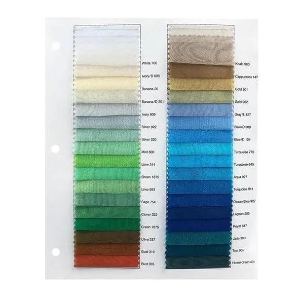 2pcs - Crystal Organza Table Linen 72"x72" Square - Gold 901