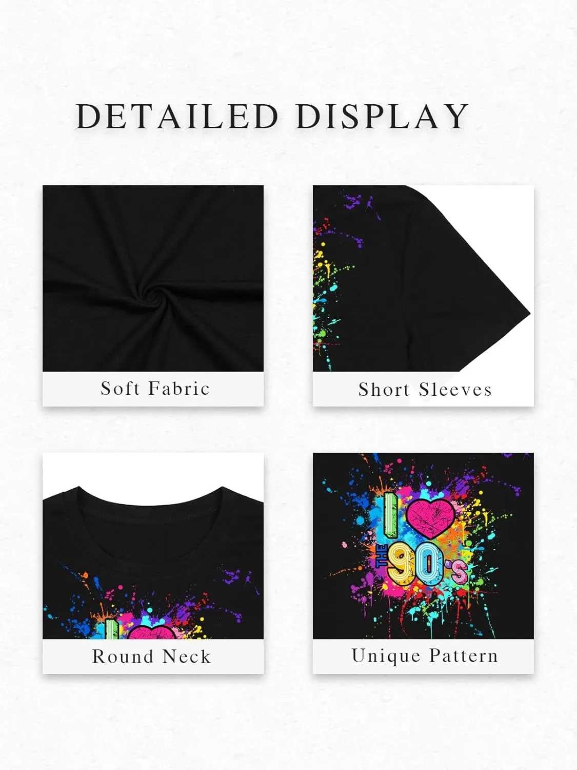 90s Shirts for Women I Love The 90 Tshirts for Girls Themed Style Outfit for Party