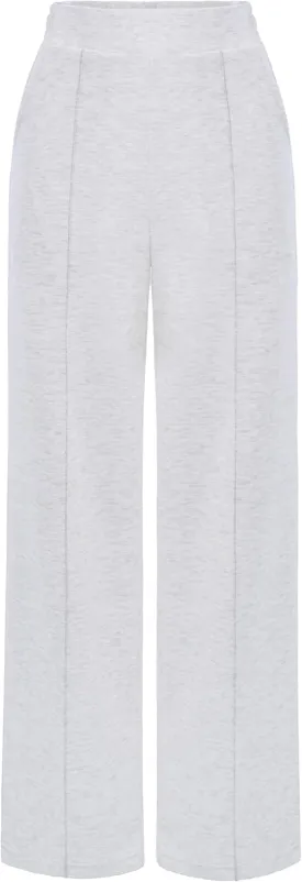 AFITNE Women's Wide Leg Work Pants High Waist Pull On Business Casual Pants Lightweight Lounge Slacks with Pockets 29"/31"