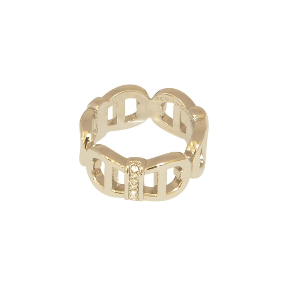 Aigner A Logo Silver Color Ring