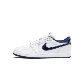 Air Jordan 1 Low 85 (White/Navy-White)