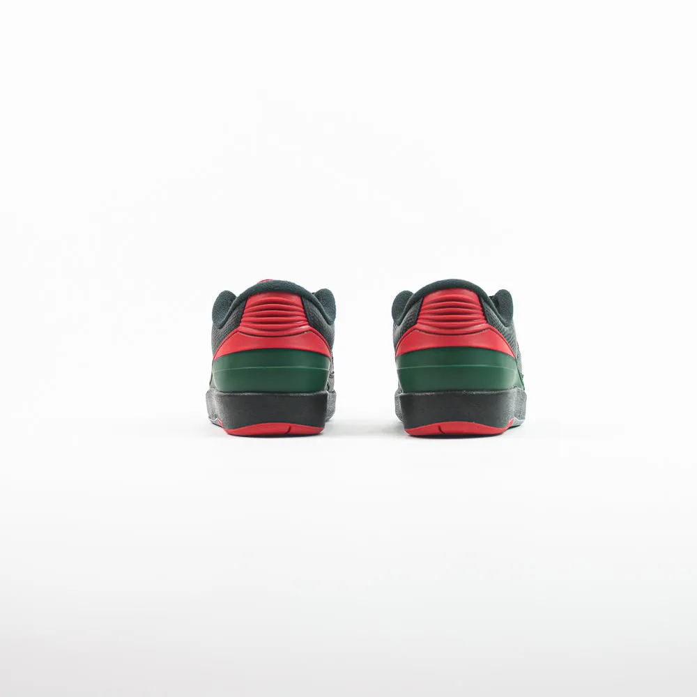 Air Jordan 2 Retro Low (Black/Fire Red-Fir-Cement)