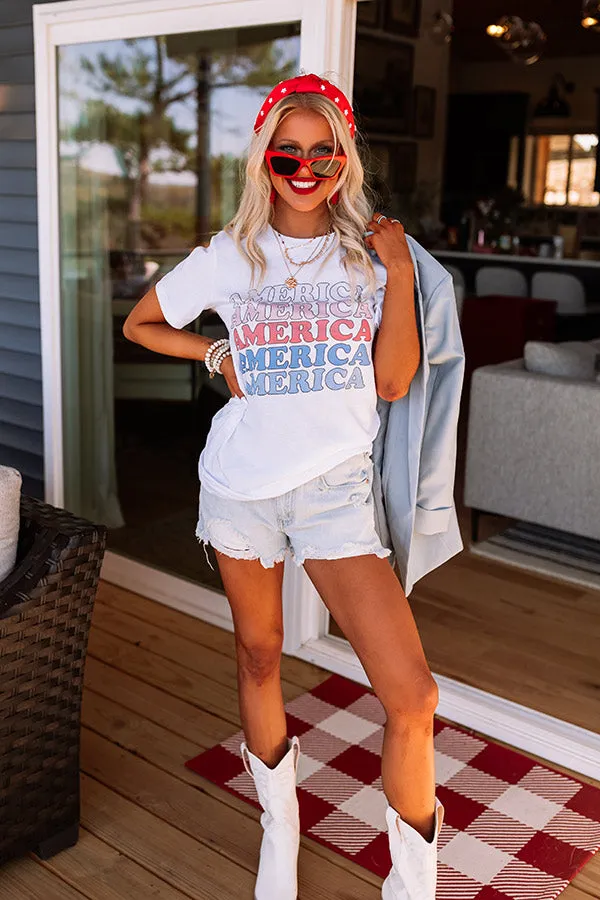 All America Graphic Tee