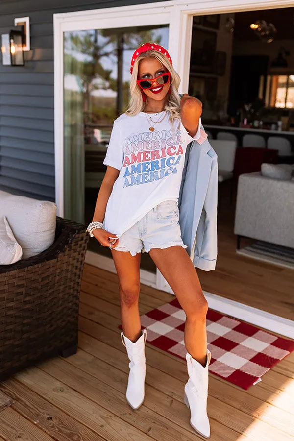 All America Graphic Tee