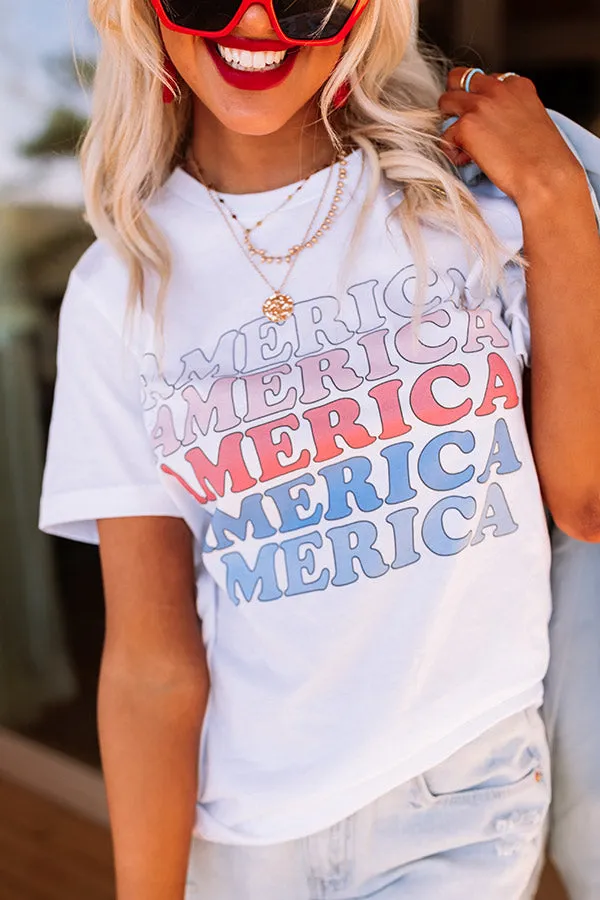 All America Graphic Tee