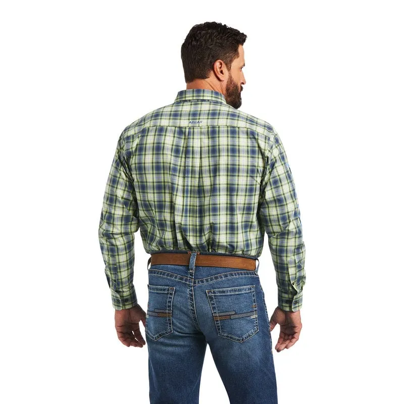 Ariat Men's Pro Series Team Maxton Sylvan Green Classic Fit Long Sleeve Shirt 10040787
