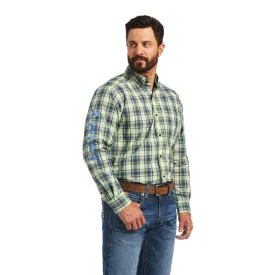 Ariat Men's Pro Series Team Maxton Sylvan Green Classic Fit Long Sleeve Shirt 10040787