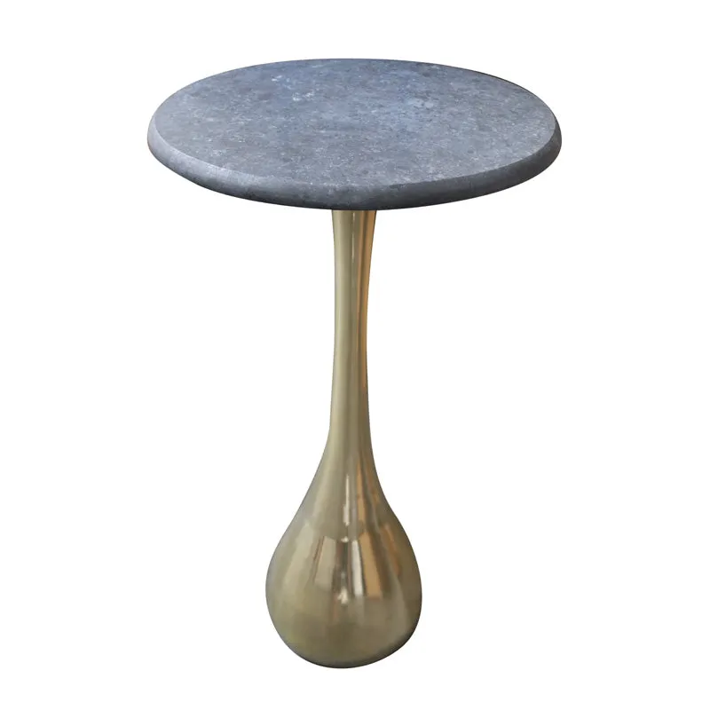 Arlo Geometric Interior Design Side Table - Polished Gold
