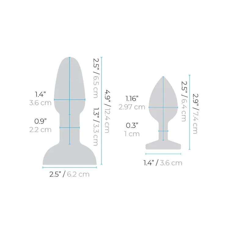 b-Vibe ASStronaut Glow-in-the-Dark Butt Play Set