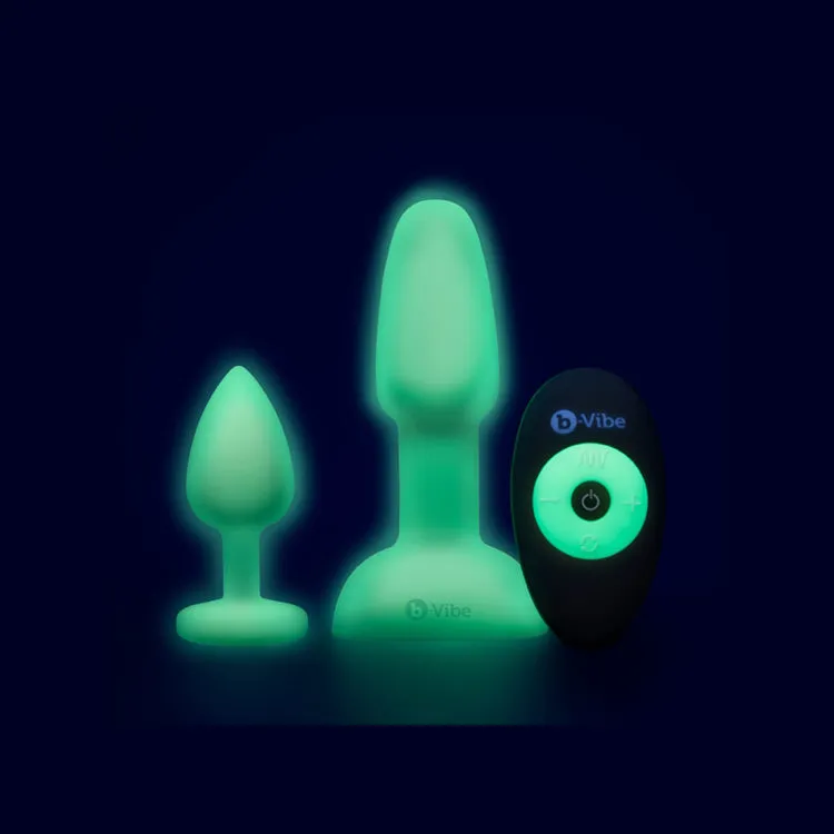 b-Vibe ASStronaut Glow-in-the-Dark Butt Play Set