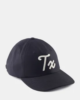 Black Twill Cursive 'TX' Field Cap