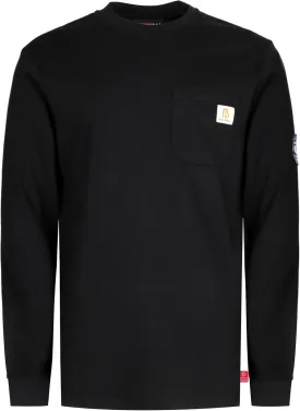BOCOMAL FR Shirts Crewneck 7oz Midweight Flame Resistant Clothing NFPA2112 CAT2 Men's Fire Retardant Work Shirt