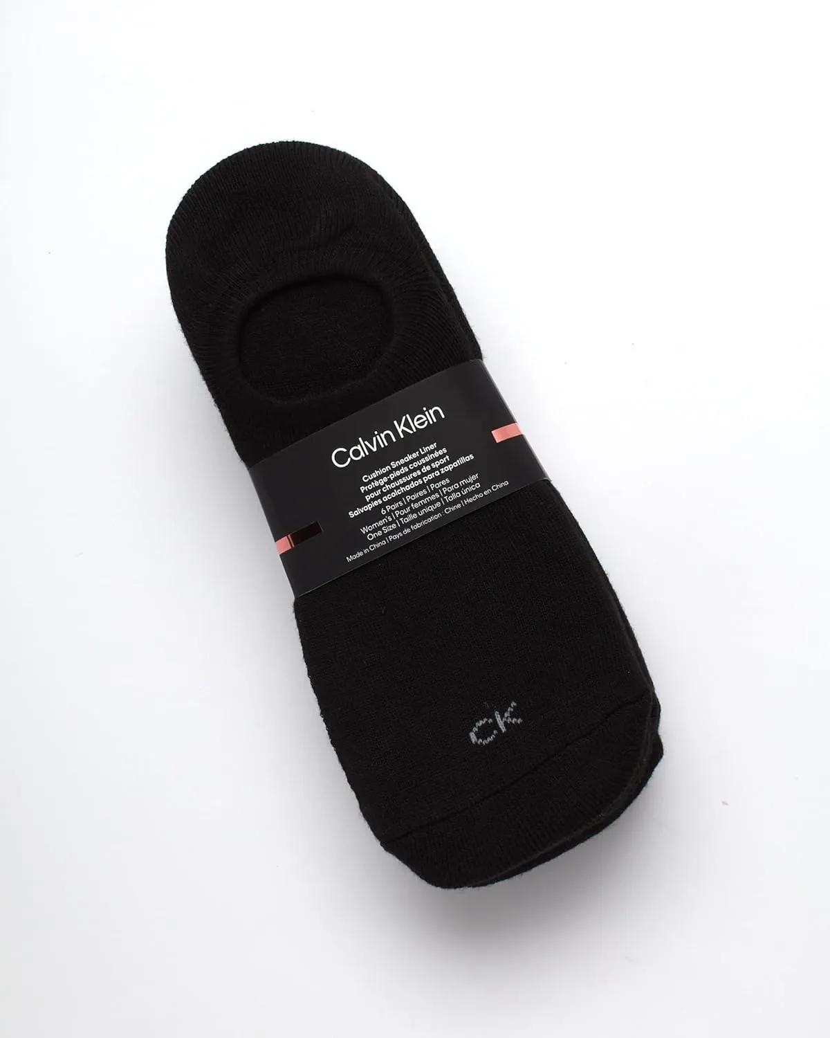 Calvin Klein Women's Socks - Comfort Cuff Sneaker Liner (6 Pack)