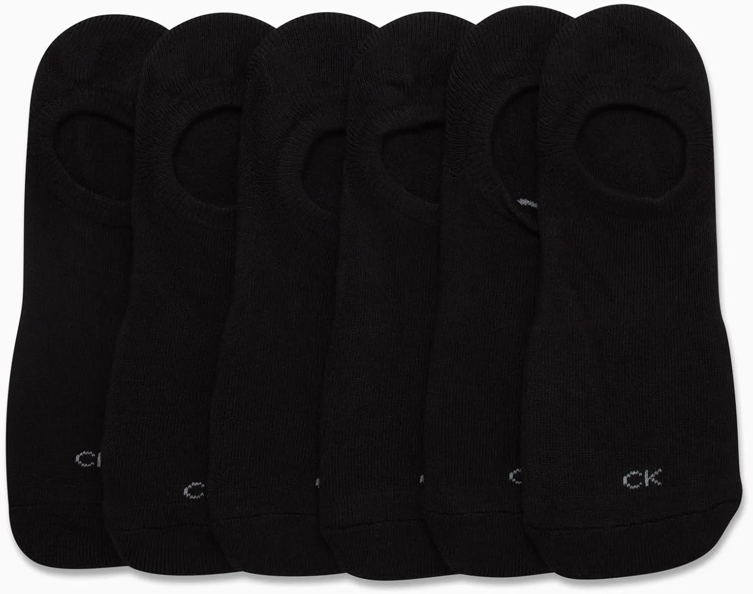 Calvin Klein Women's Socks - Comfort Cuff Sneaker Liner (6 Pack)