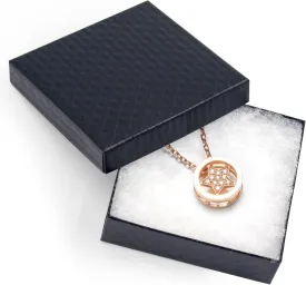 Cardboard Jewelry Black Gift Boxes 20 Pack3.53.51 inches, its apply to displaying necklaces, rings, bracelets, earrings