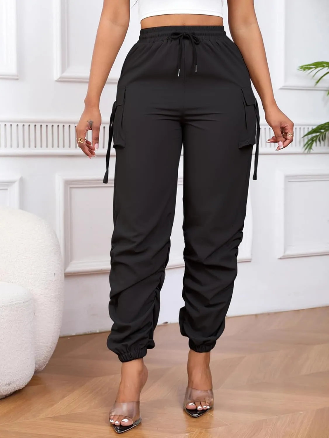 Cargo Pants Women Joggers Quick Dry Hiking Pants with Pockets