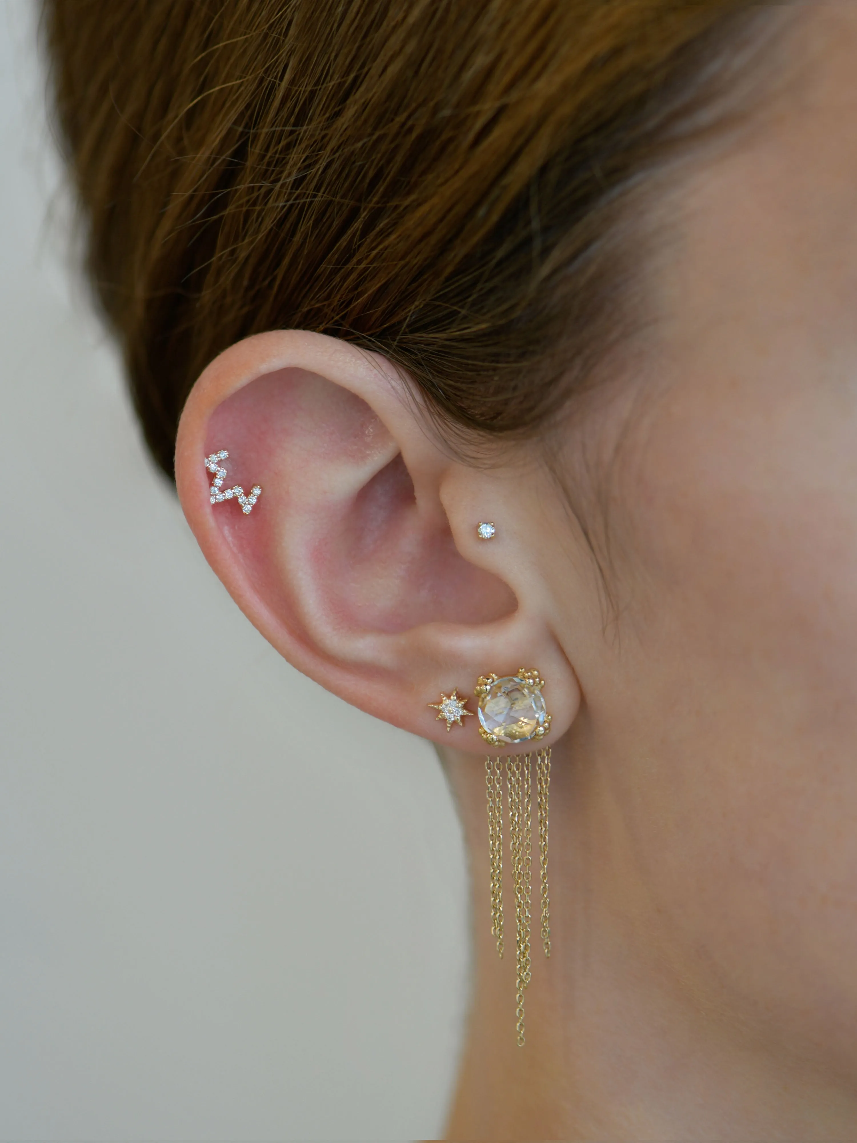 Dew Drop Mini Cluster Studs