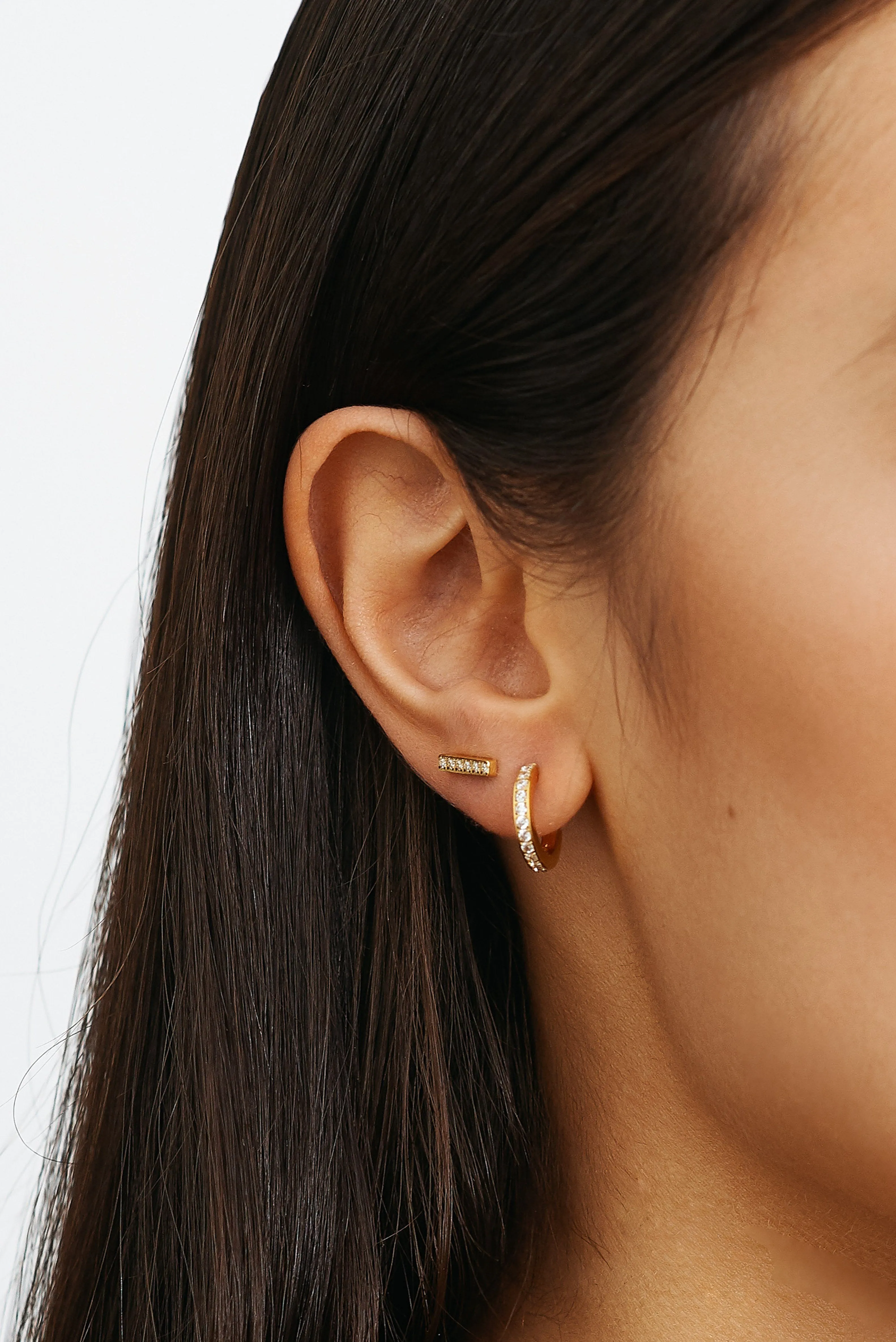 Diamond Bar Studs