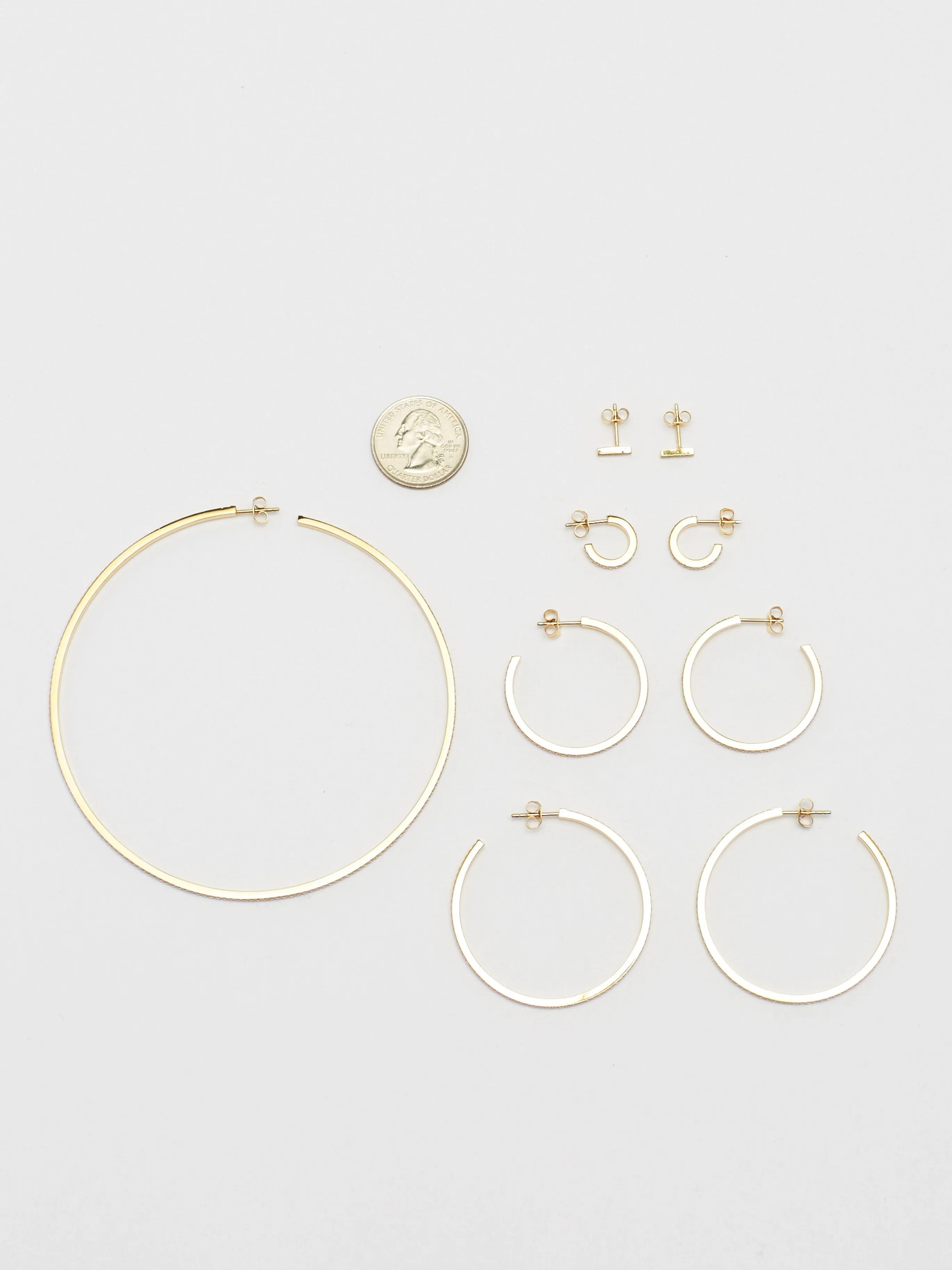 Diamond Bar Studs