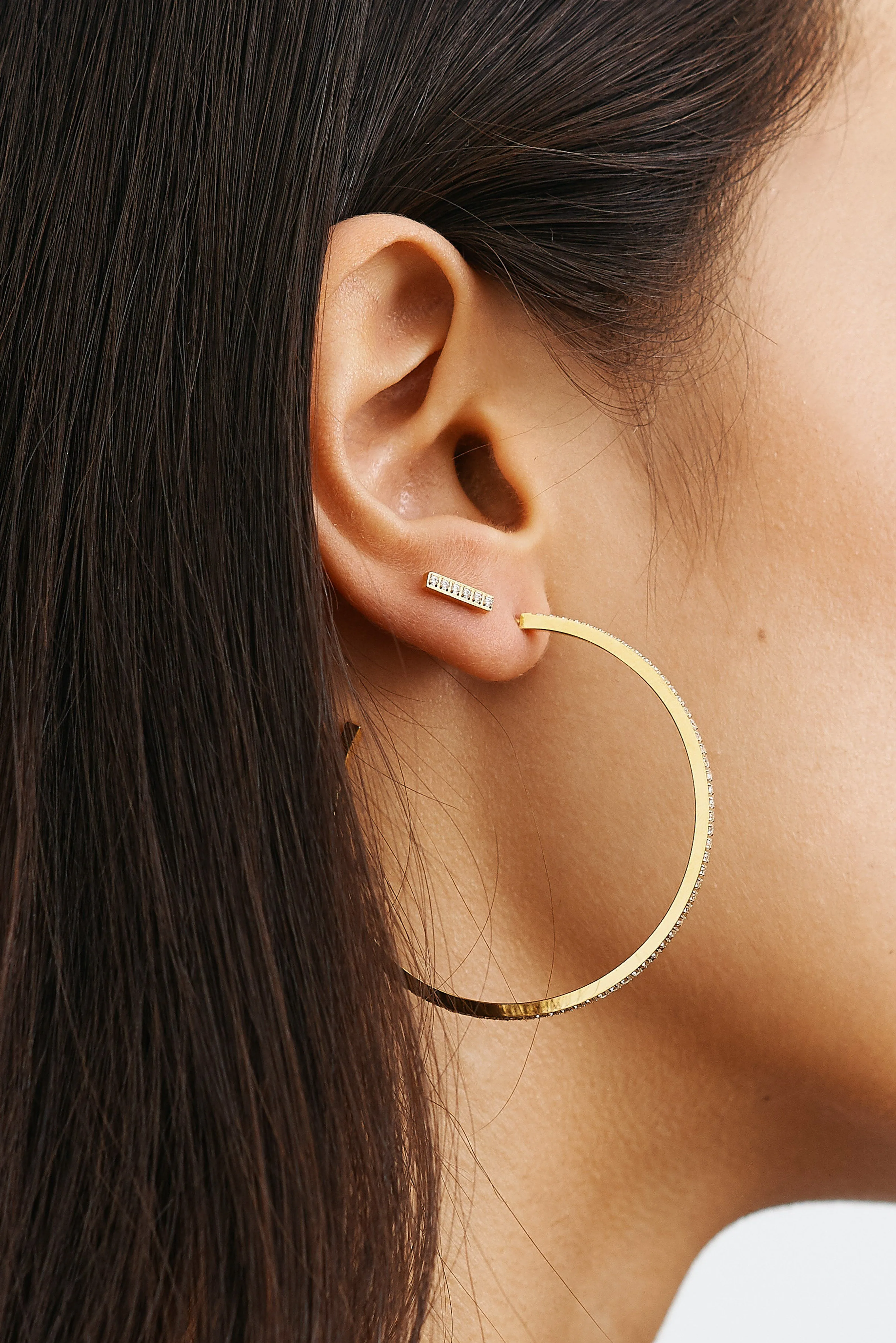 Diamond Bar Studs