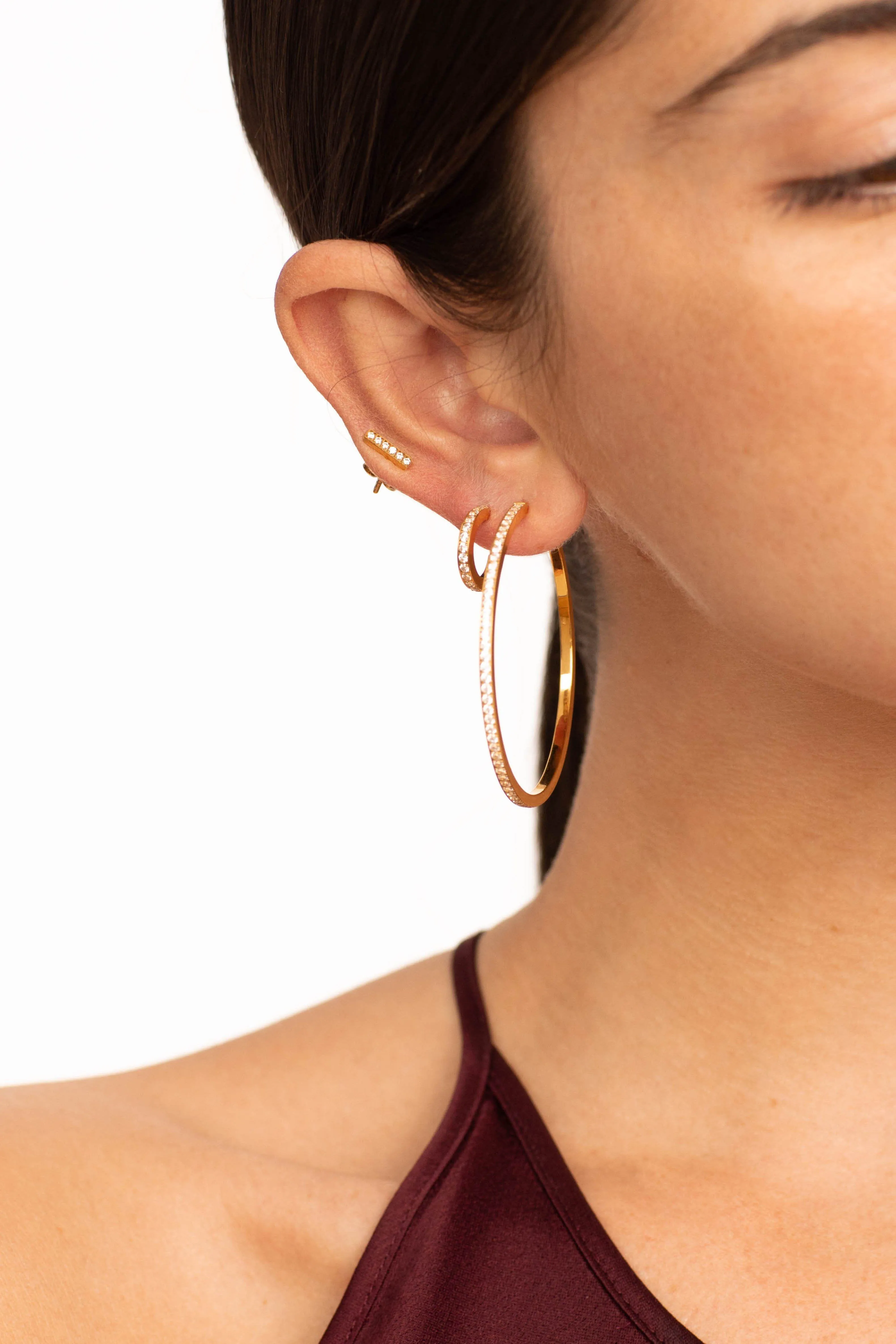 Diamond Bar Studs