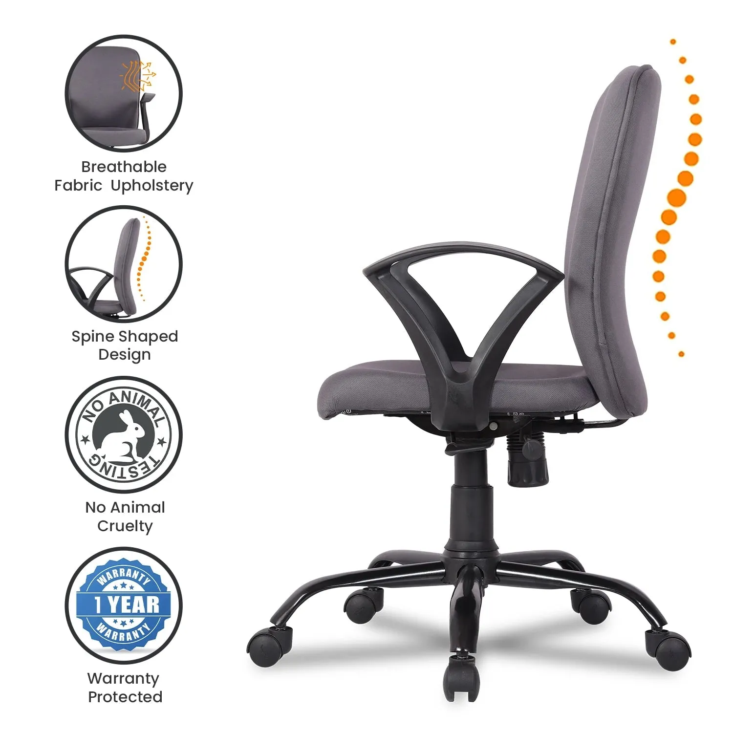 Green Soul Seoul-X Mid Back Basic Chair