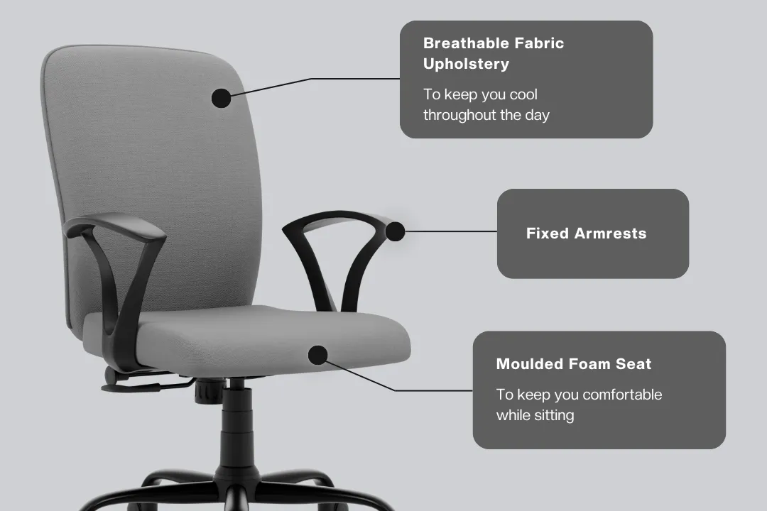 Green Soul Seoul-X Mid Back Basic Chair