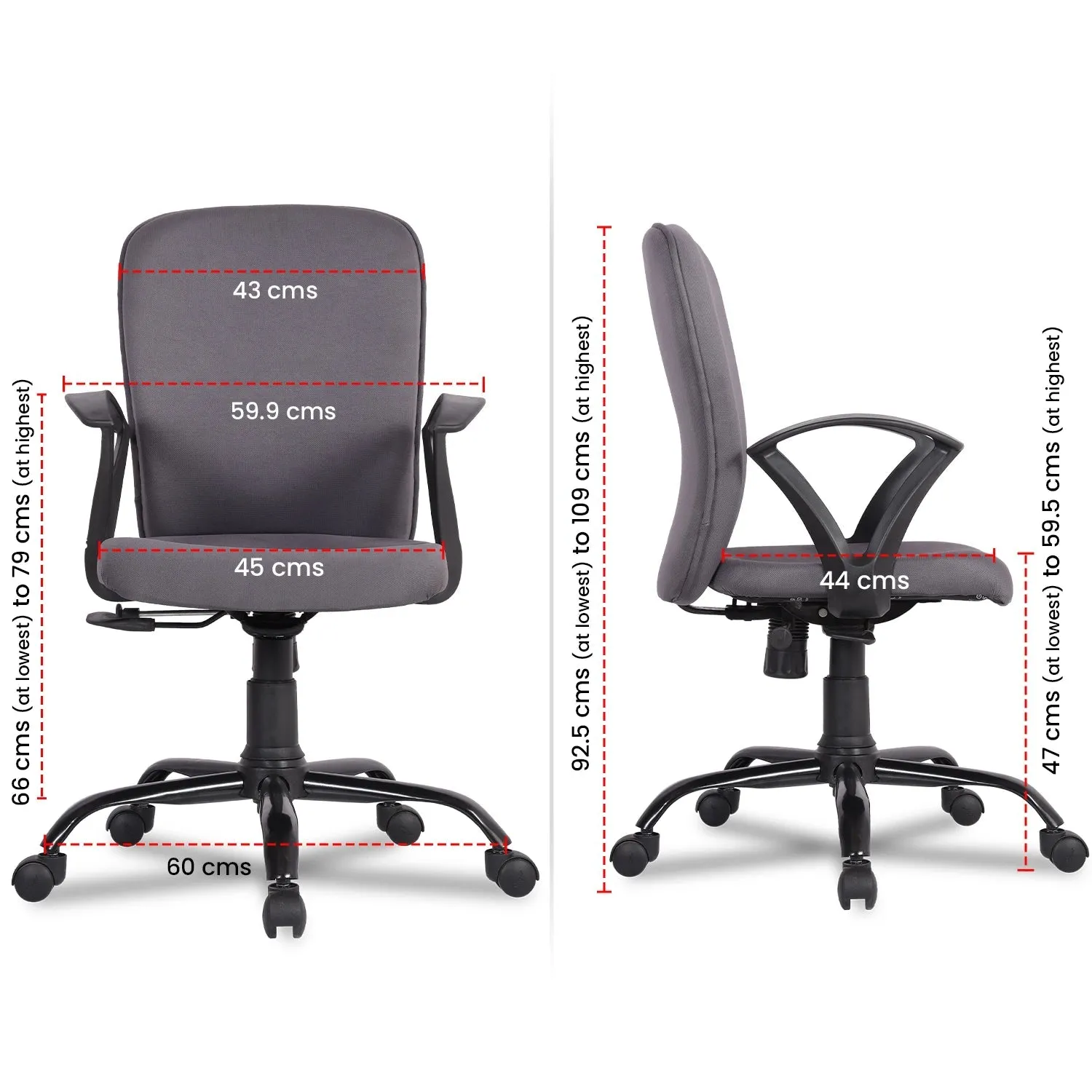 Green Soul Seoul-X Mid Back Basic Chair