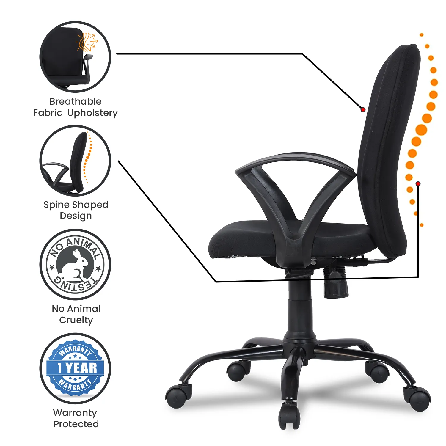 Green Soul Seoul-X Mid Back Basic Chair