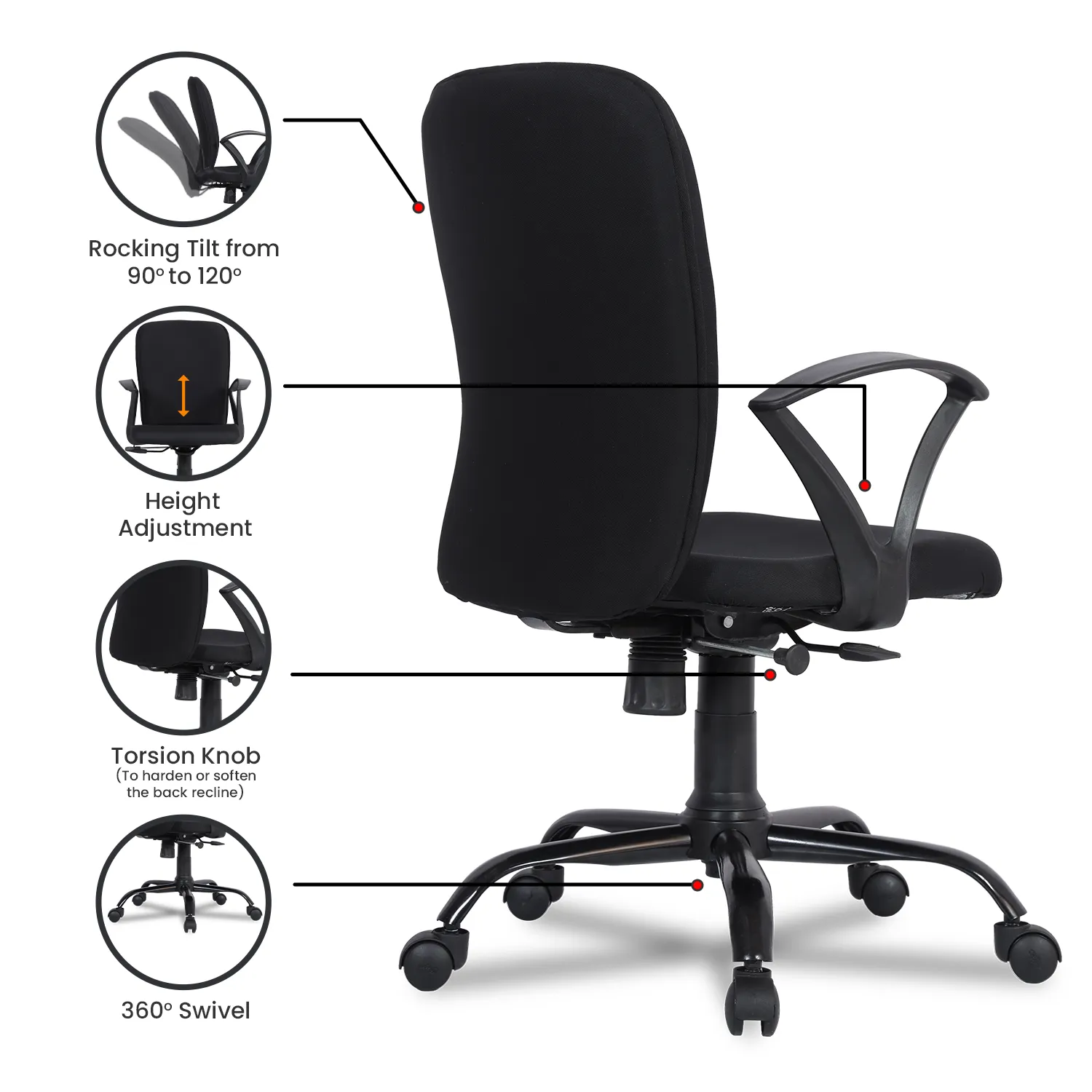 Green Soul Seoul-X Mid Back Basic Chair