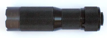 HDS Systems EDC Rotary Flashlight - 200 Lumens Black