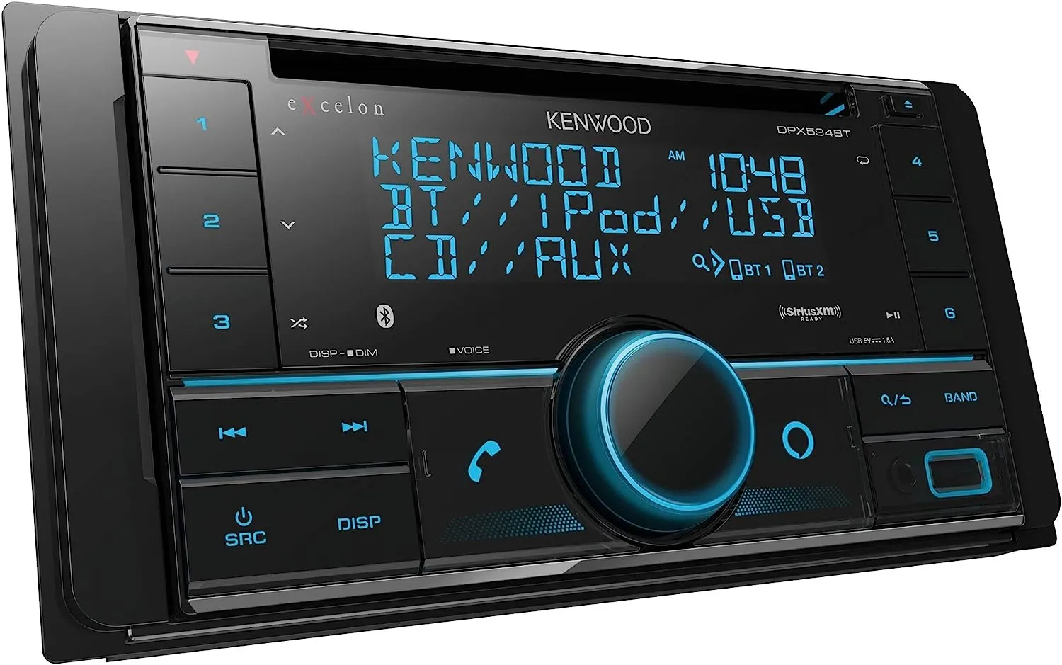 Kenwood Excelon DPX594BT Double Din CD Receiver
