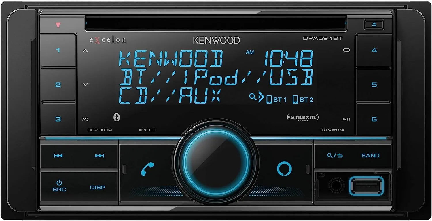 Kenwood Excelon DPX594BT Double Din CD Receiver