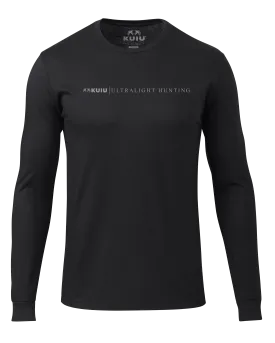 KUIU Line Logo Long Sleeve T-Shirt | Black