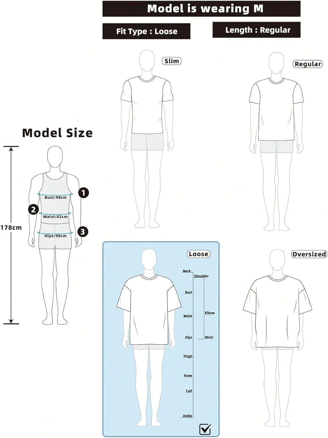 Men's Graphic Letter Print Vintage Tees Baggy Drop Shoulder Crew Neck Short Sleeve Streetwear T Shirts
