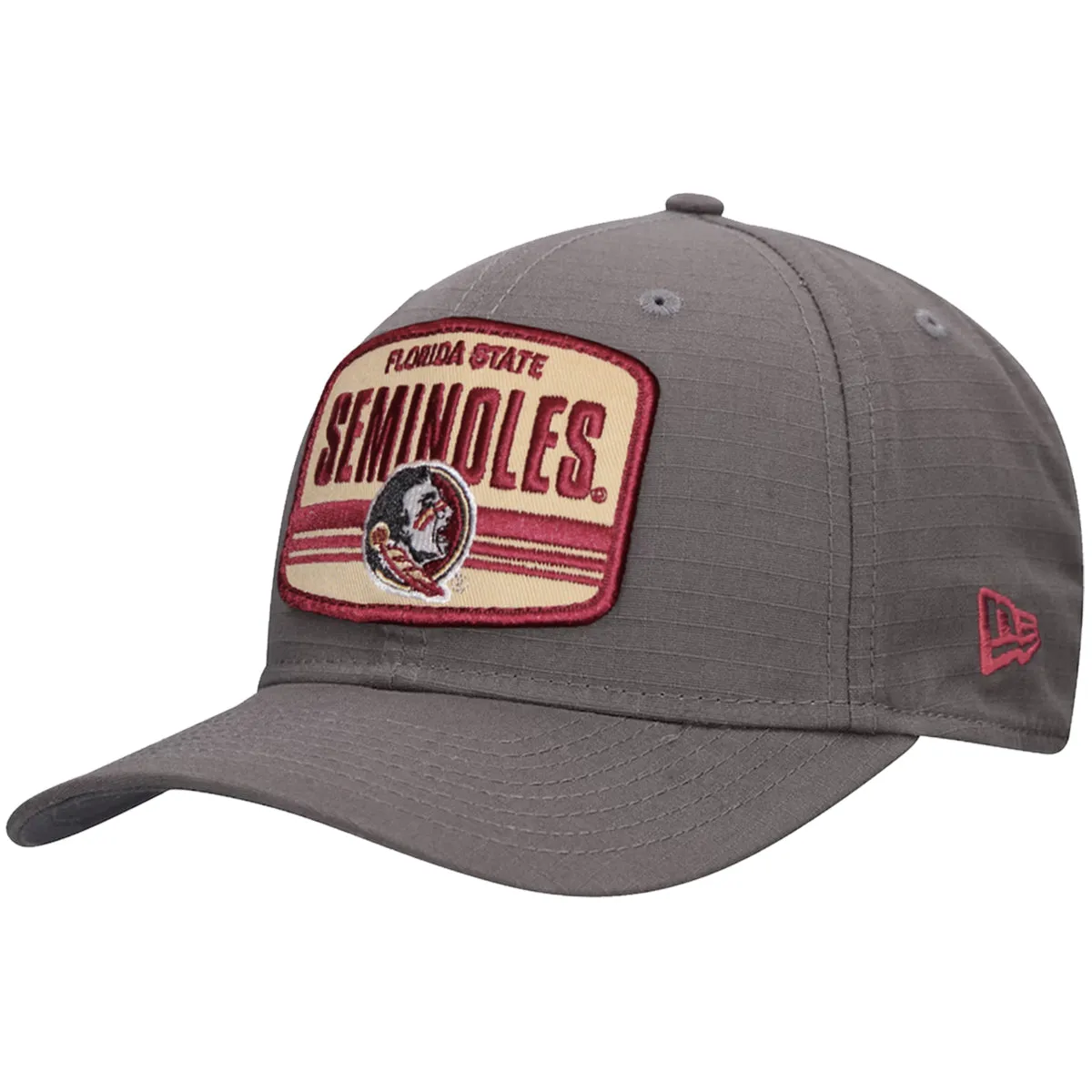 New Era Men's Florida State Seminoles/Seminole Logo Patch 970SS Adjustable Cap - Graphite