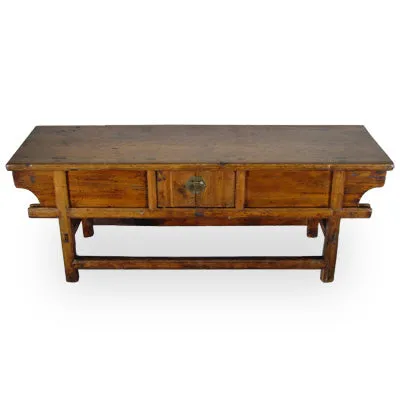 One of a kind - Massive Thick Top, One Board Chinese Altar Table - Clearance