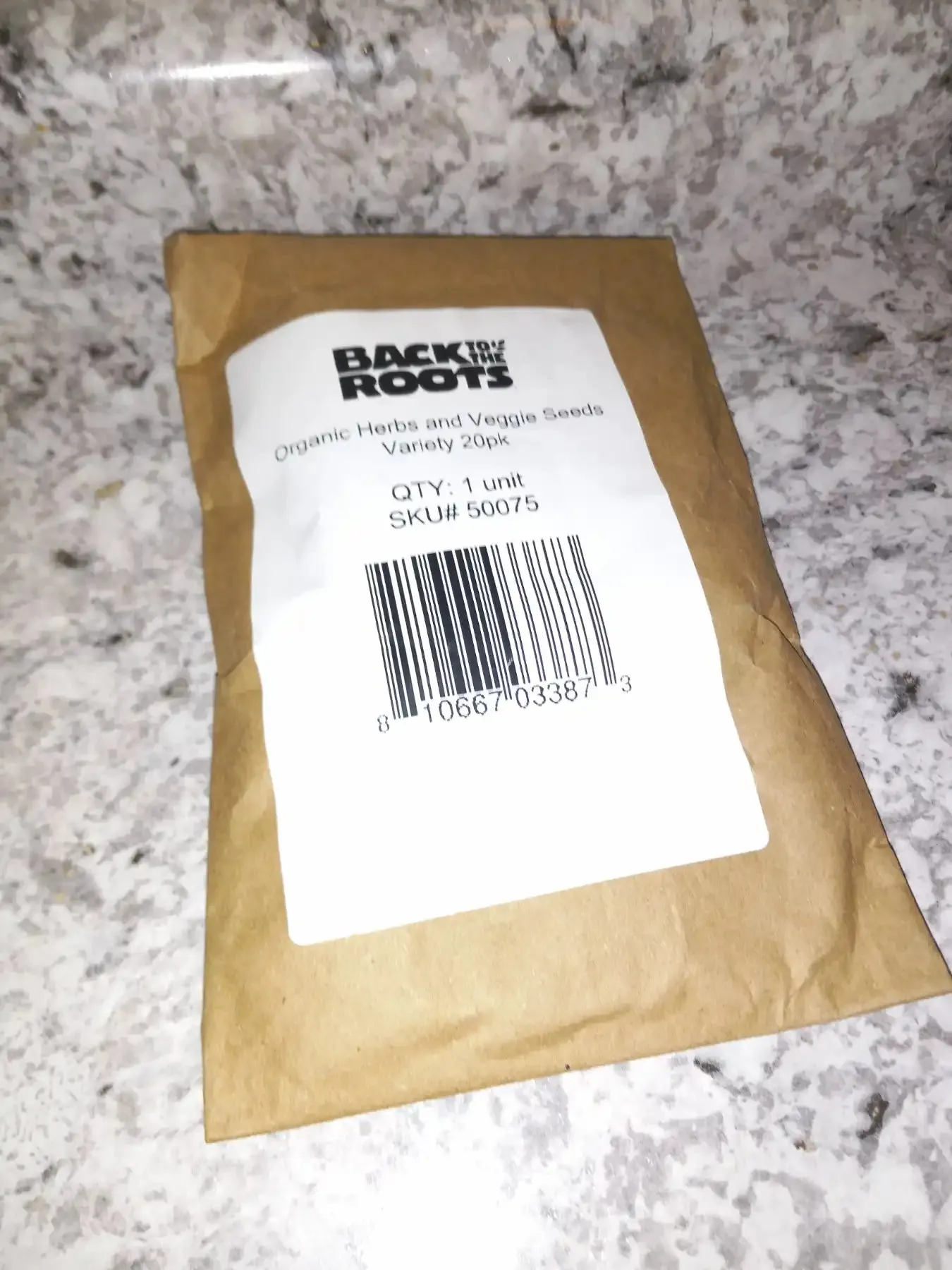Organic Non-GMO Herbs and Veggie Seeds, Pack of 20
