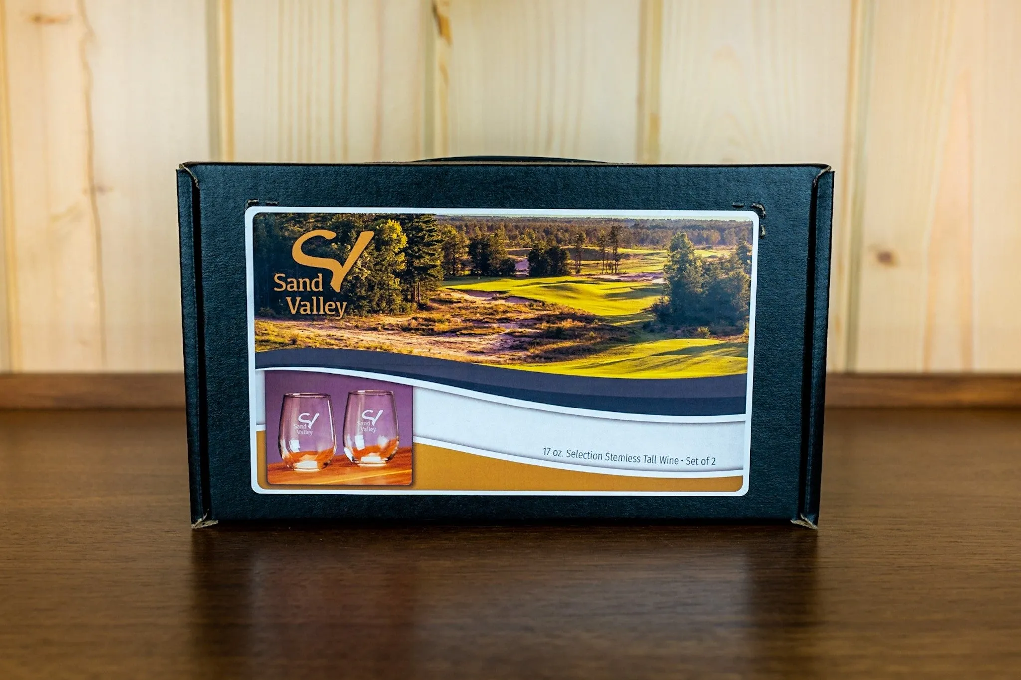 Sand Valley Stemless Wine Glasses