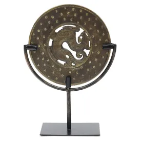 Shanghai Disc Abstract Interior Design Decorative Showpiece Ornament On Stand