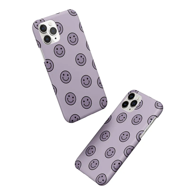 Smile Spectrum Purple Phone Cover | Matte Case