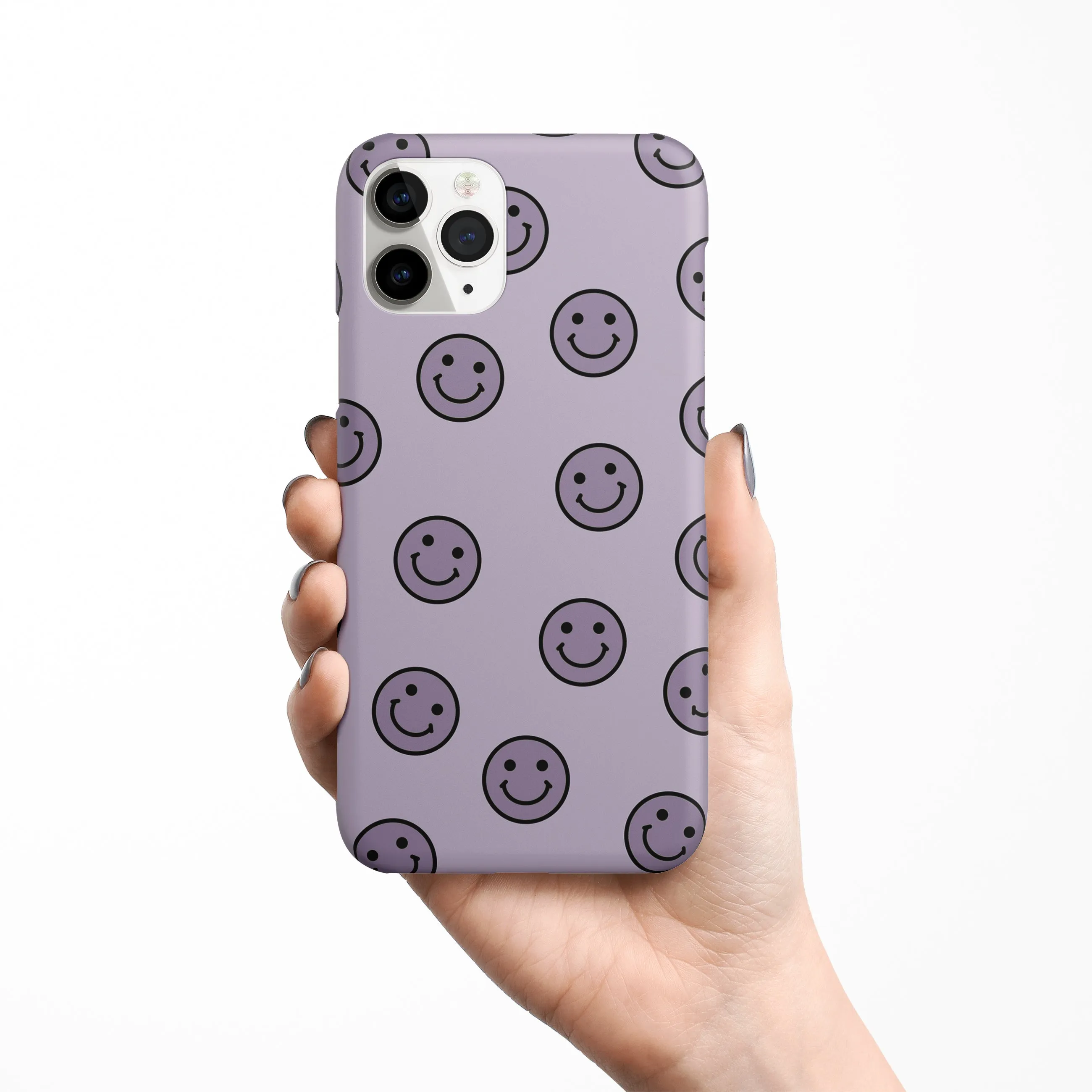 Smile Spectrum Purple Phone Cover | Matte Case