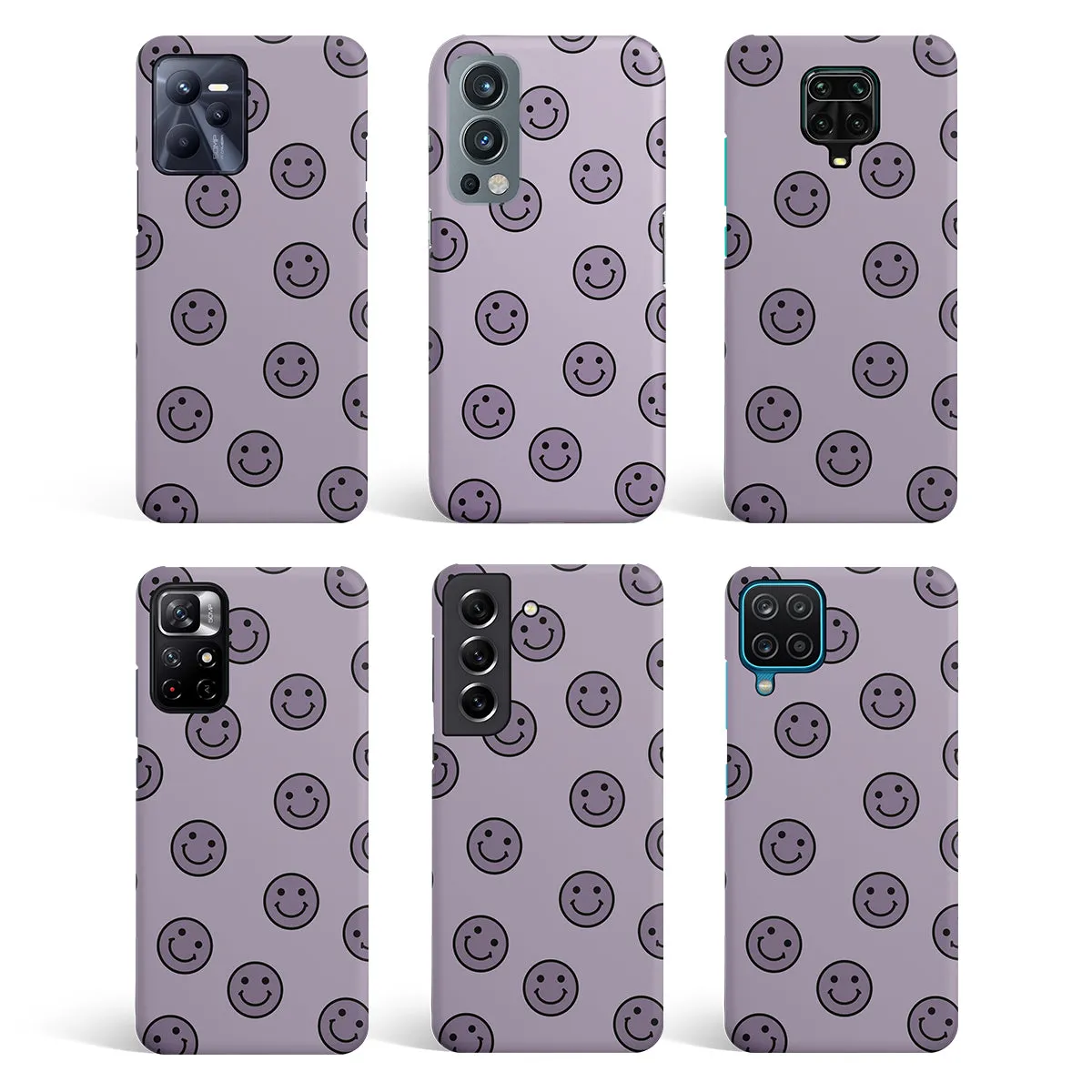Smile Spectrum Purple Phone Cover | Matte Case