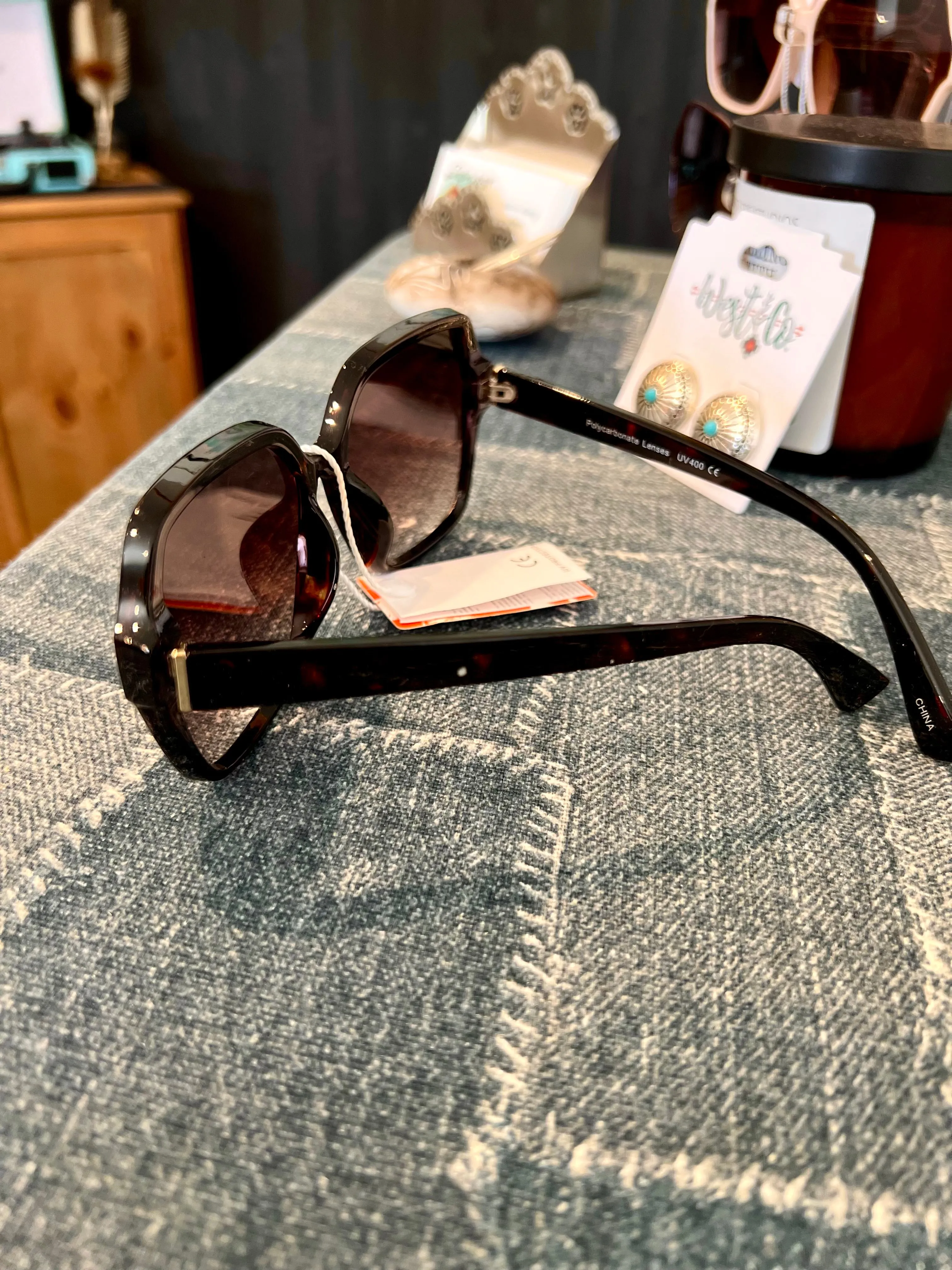 Solid Basic Square Sunglasses